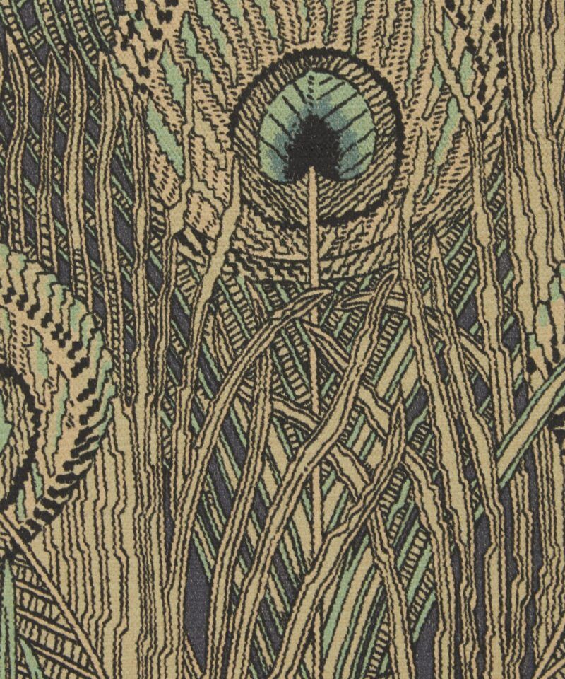 Hera Feather Vintage Velvet in Lapis - Indoor | Liberty Fabrics