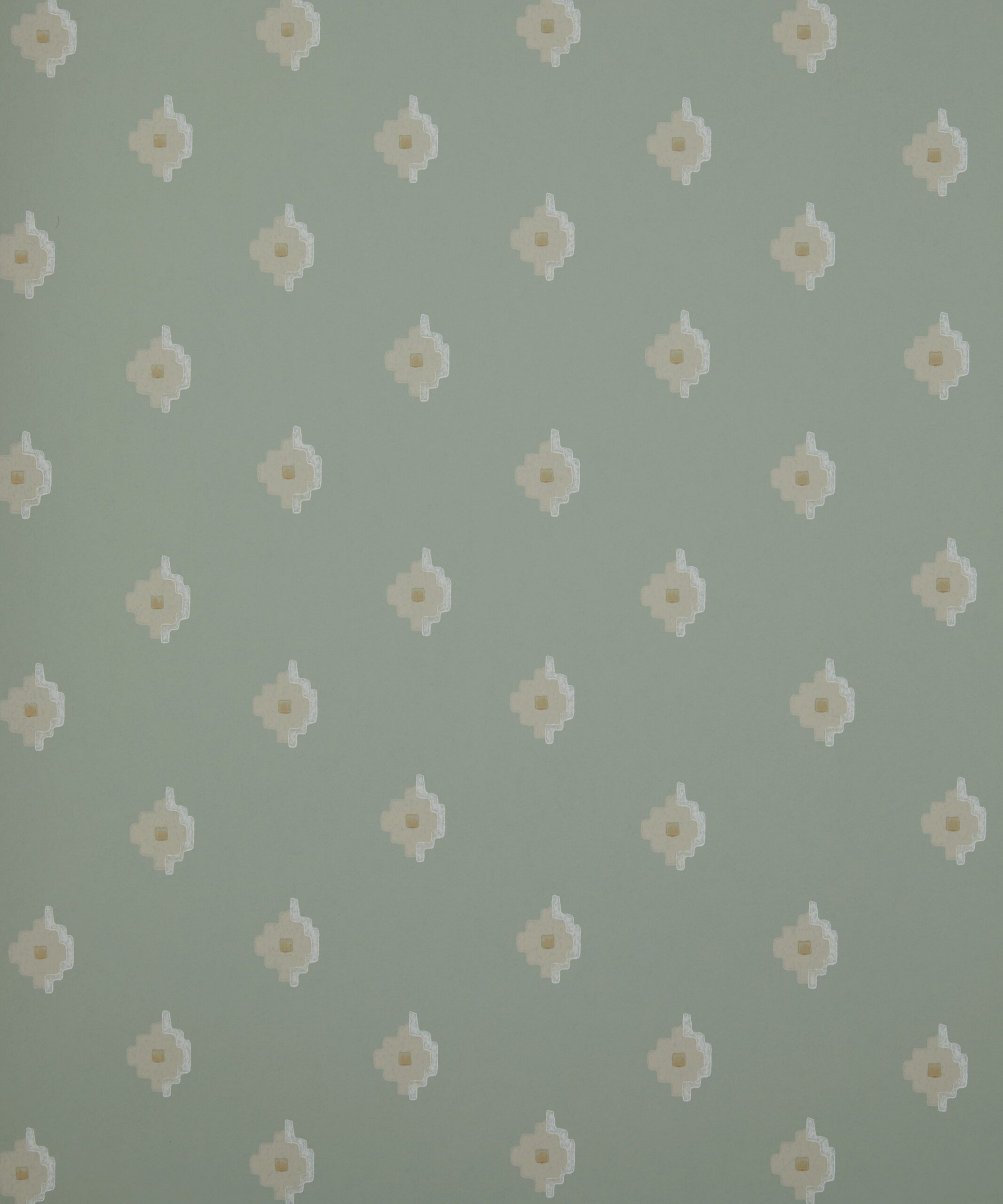 Adamas Tile Wallpaper in Robin's Egg - Image 2