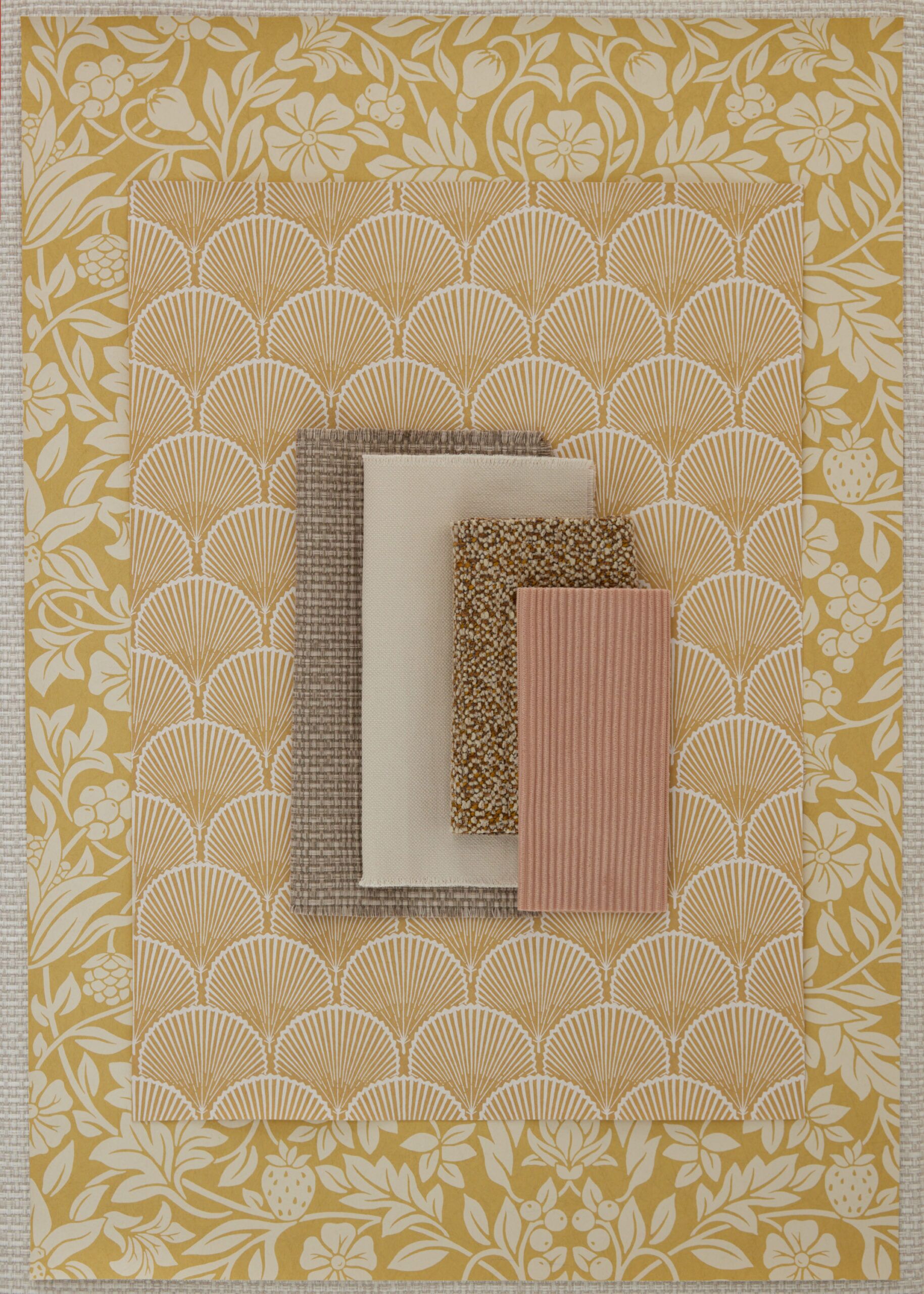 Fanfare Wallpaper in Fennel - Image 5