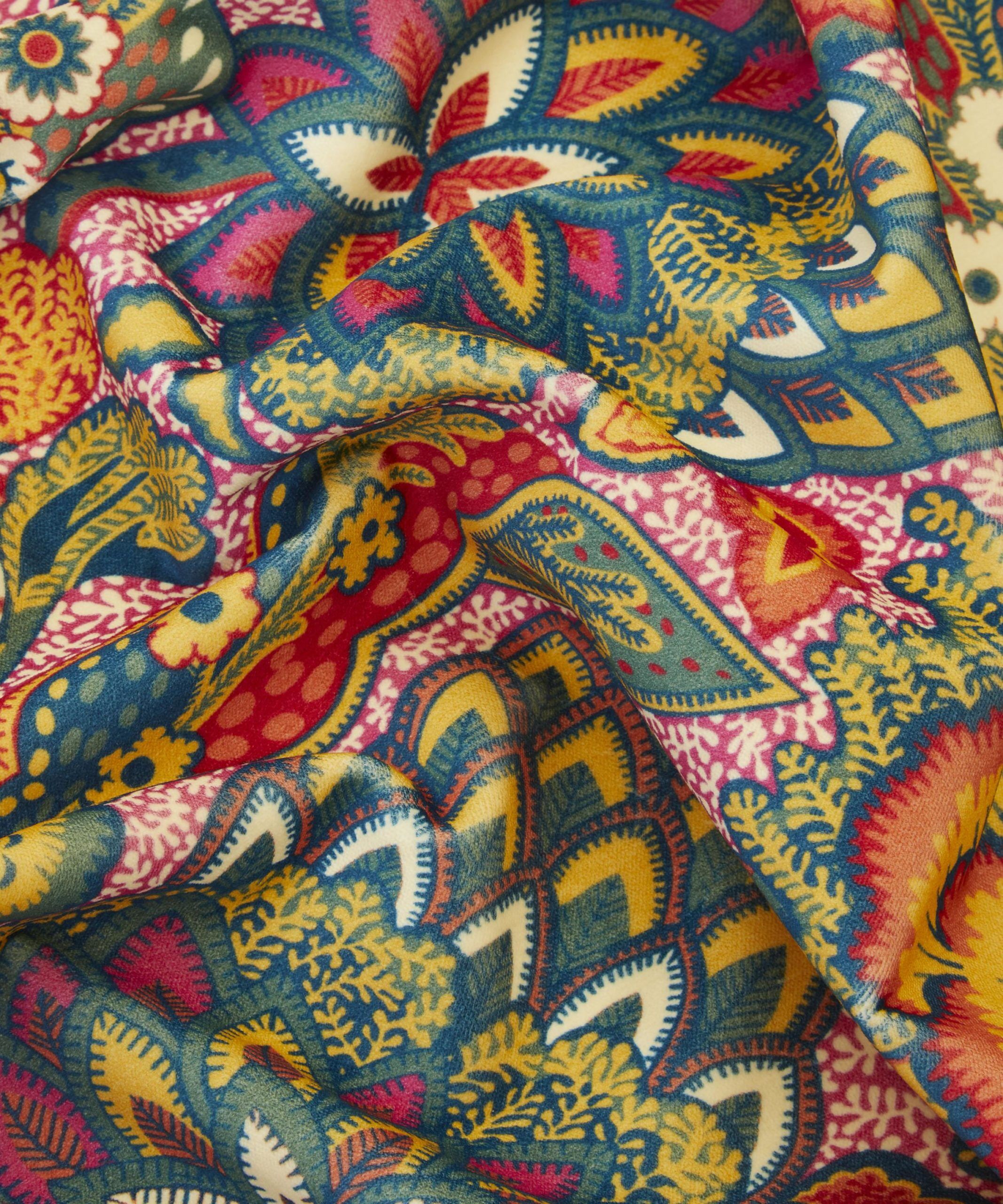 Patricia Cotton Velvet in Lacquer Bright