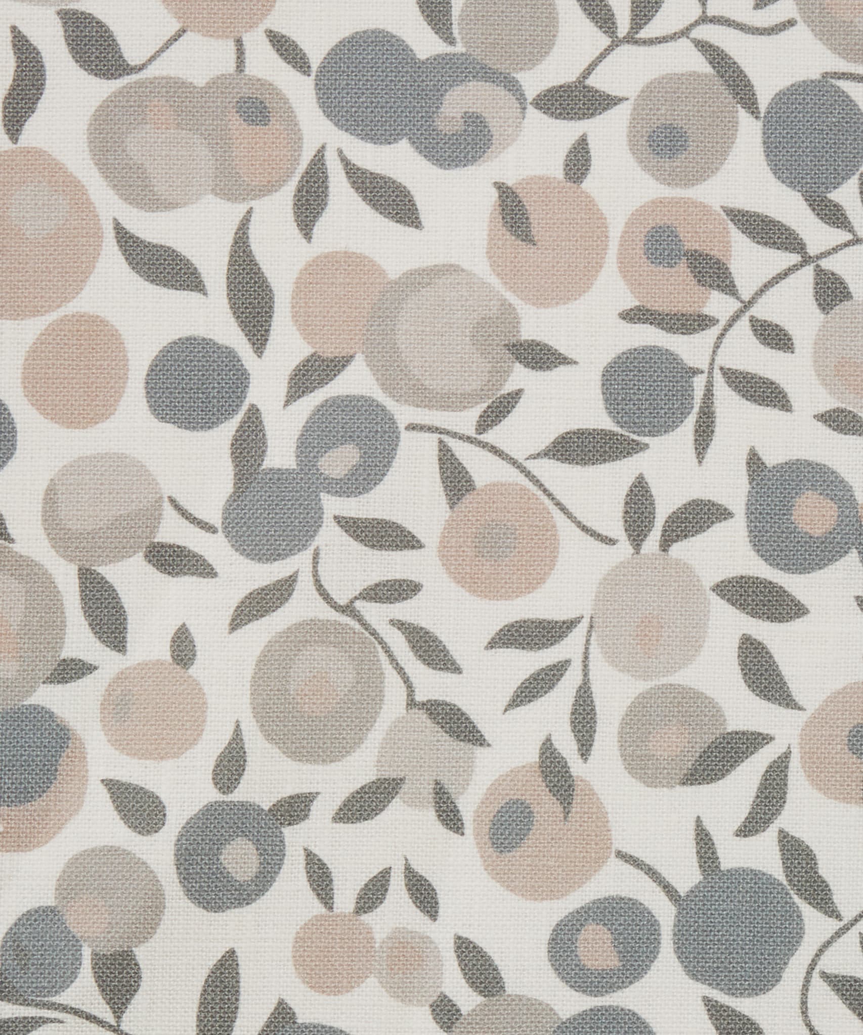 Wiltshire Blossom Landsdowne Linen in Pewter - Indoor