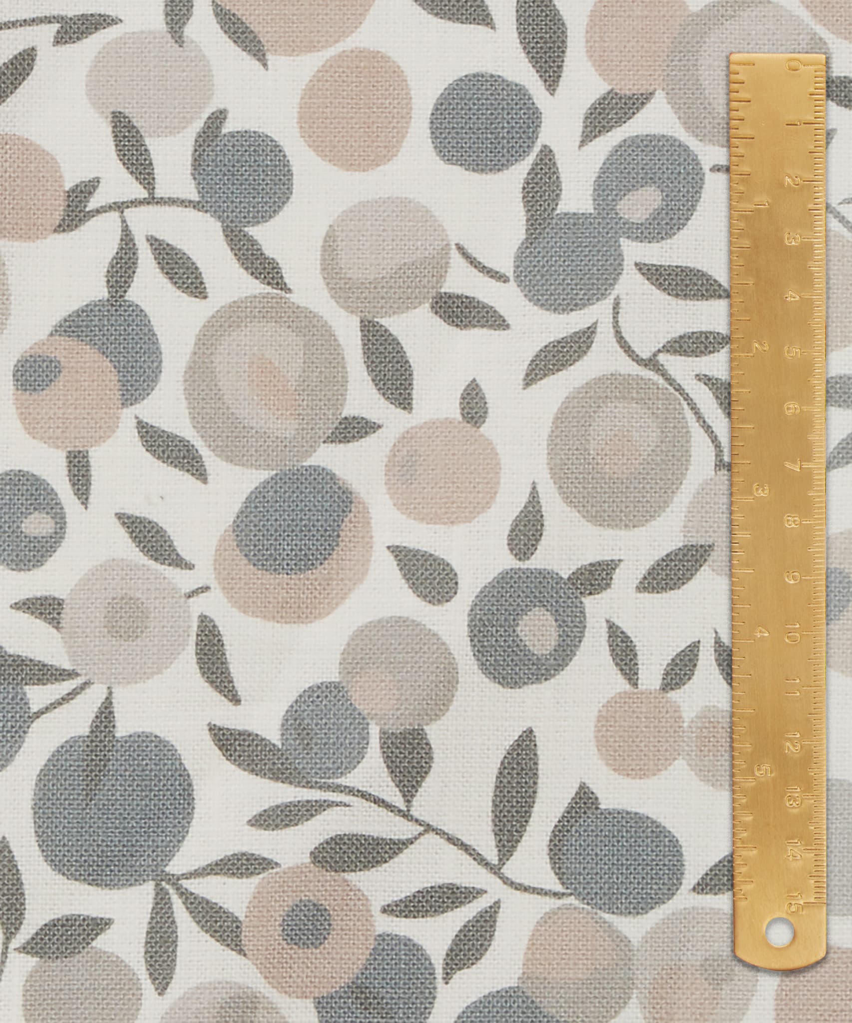 Wiltshire Blossom Landsdowne Linen in Pewter - Indoor - Image 5