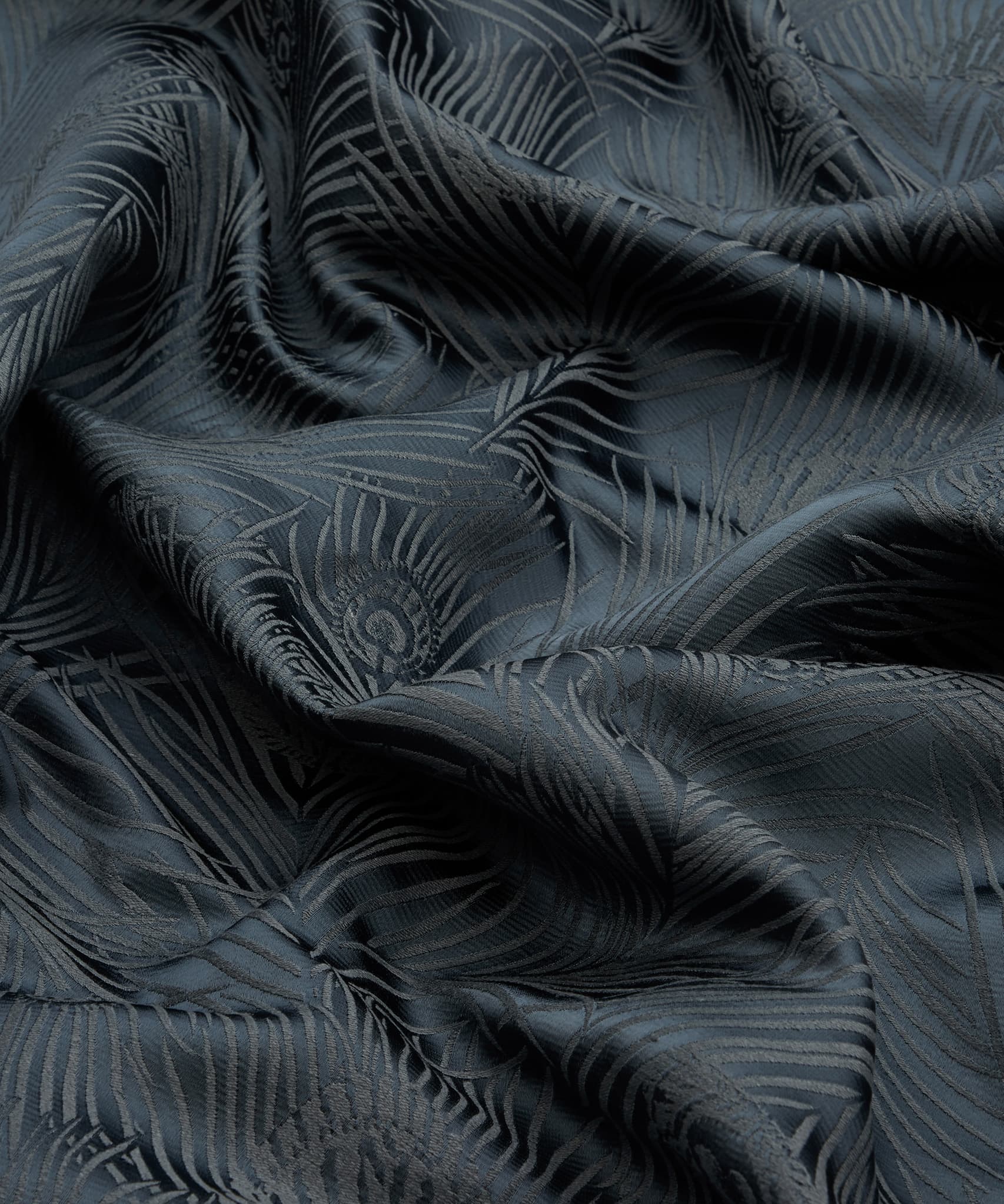 Hera Plume Dyed Jacquard in Pewter Blue - Indoor - Image 4