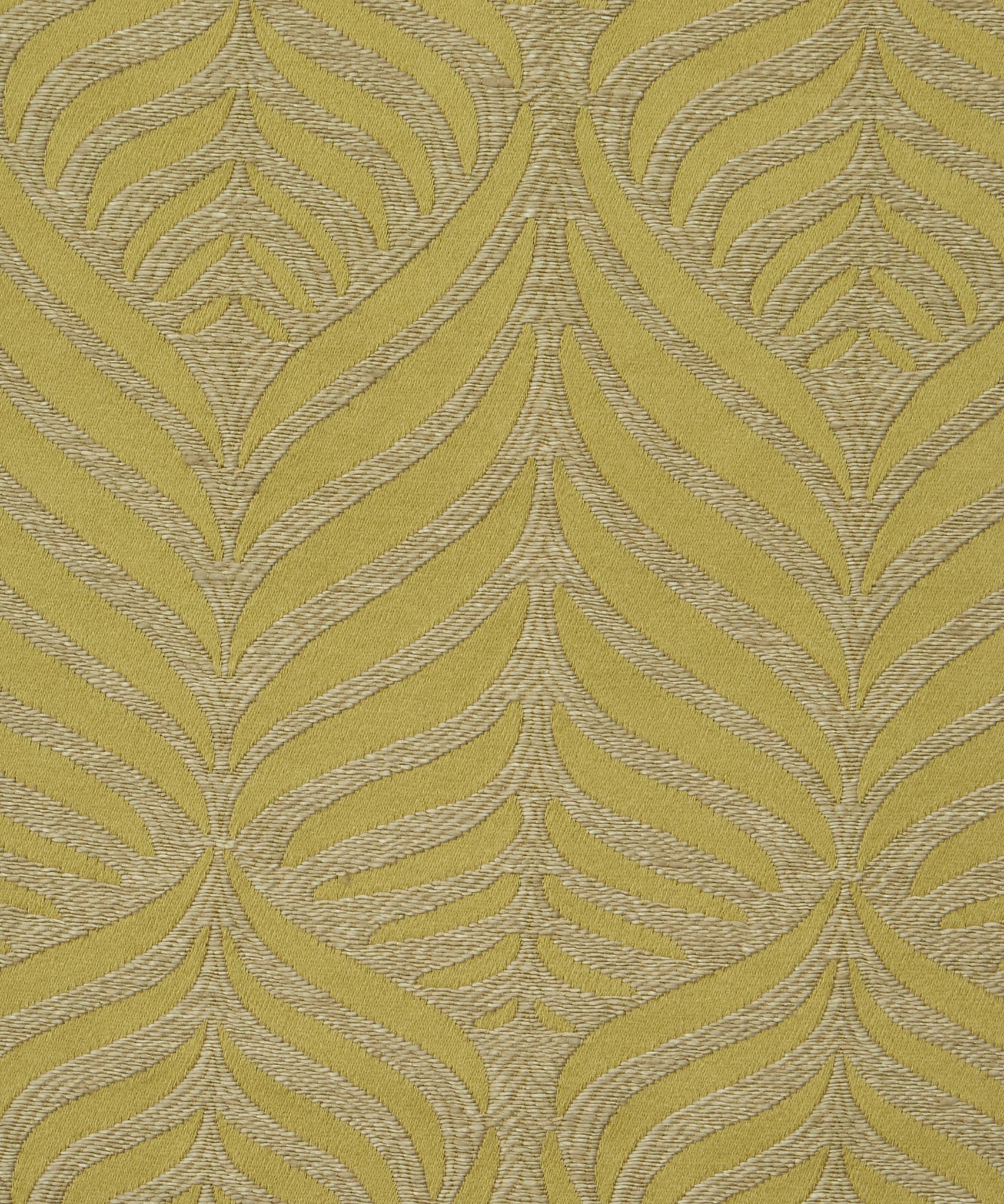 Quill Weave Yarn Jacquard in Lichen - Indoor