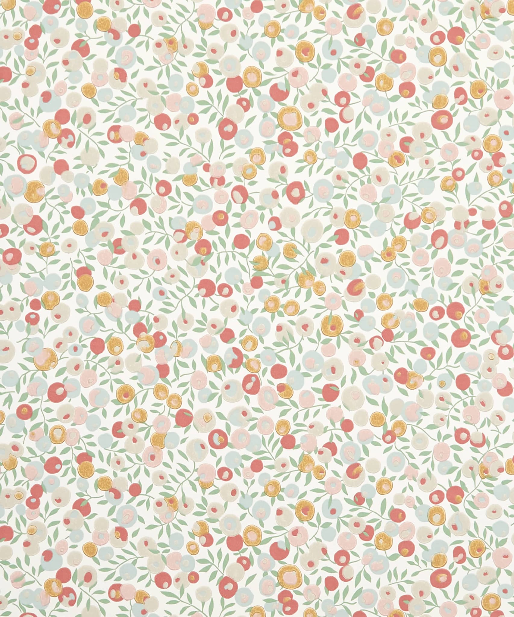 Wiltshire Blossom Wallpaper in Fennel - Image 3