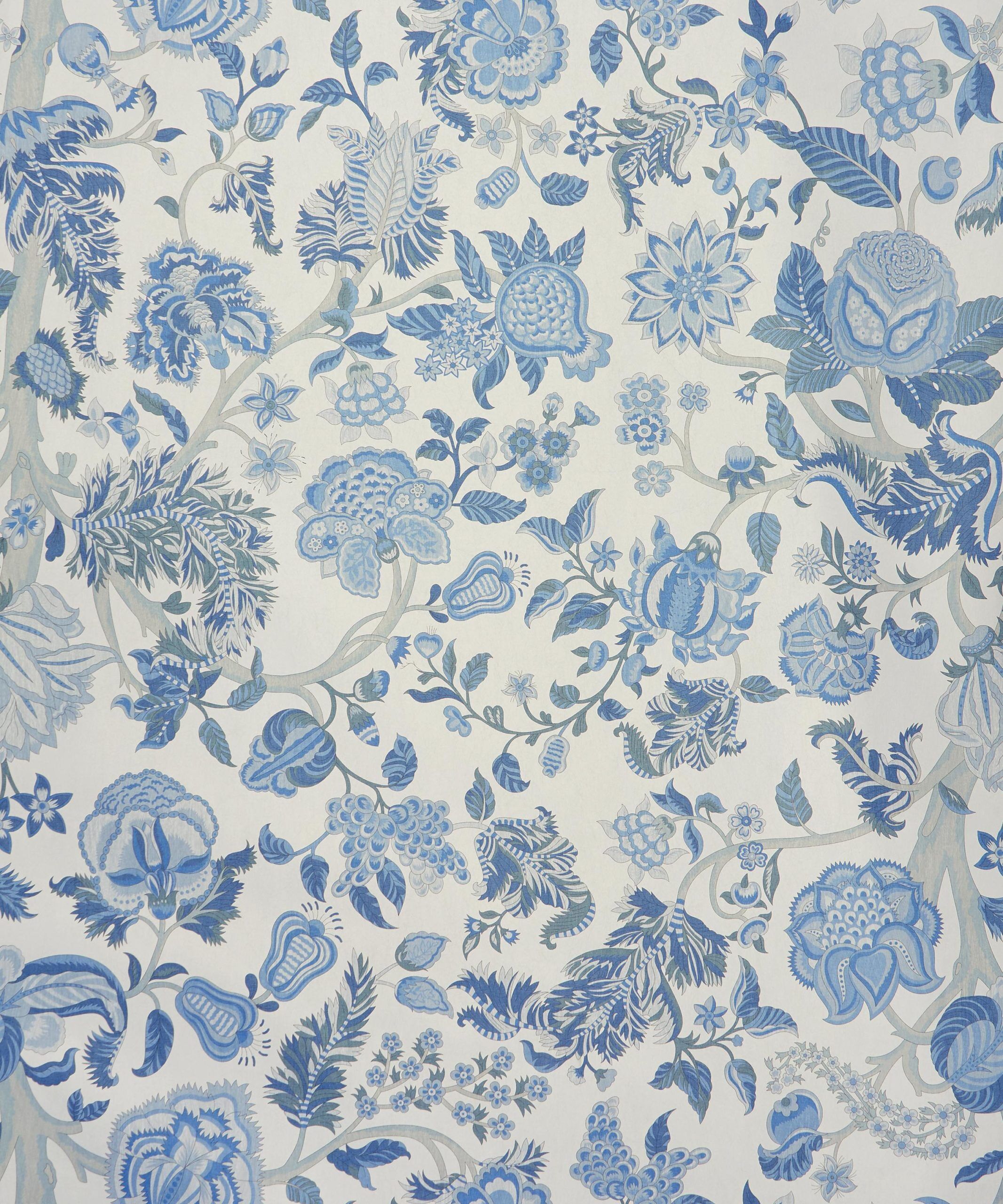 Palampore Trail Wallpaper in Lapis - Image 4