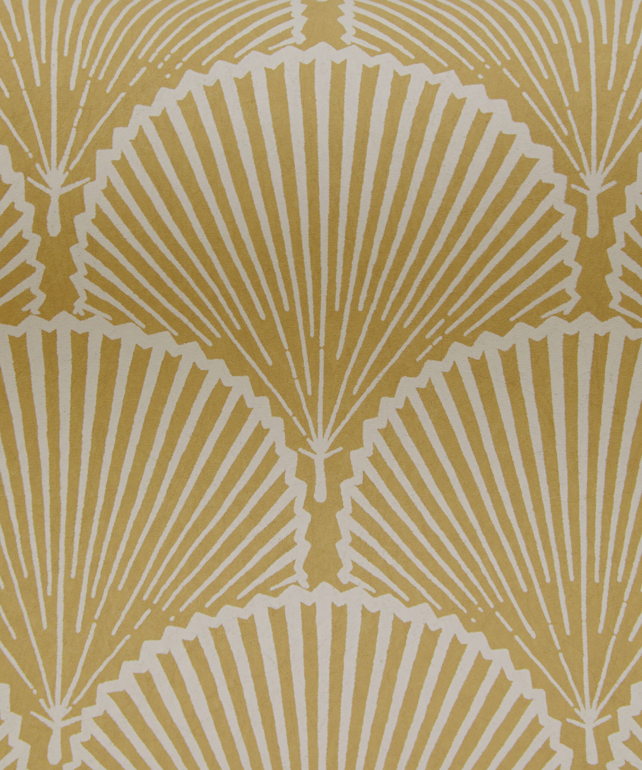 Fanfare Wallpaper in Fennel - Image 4