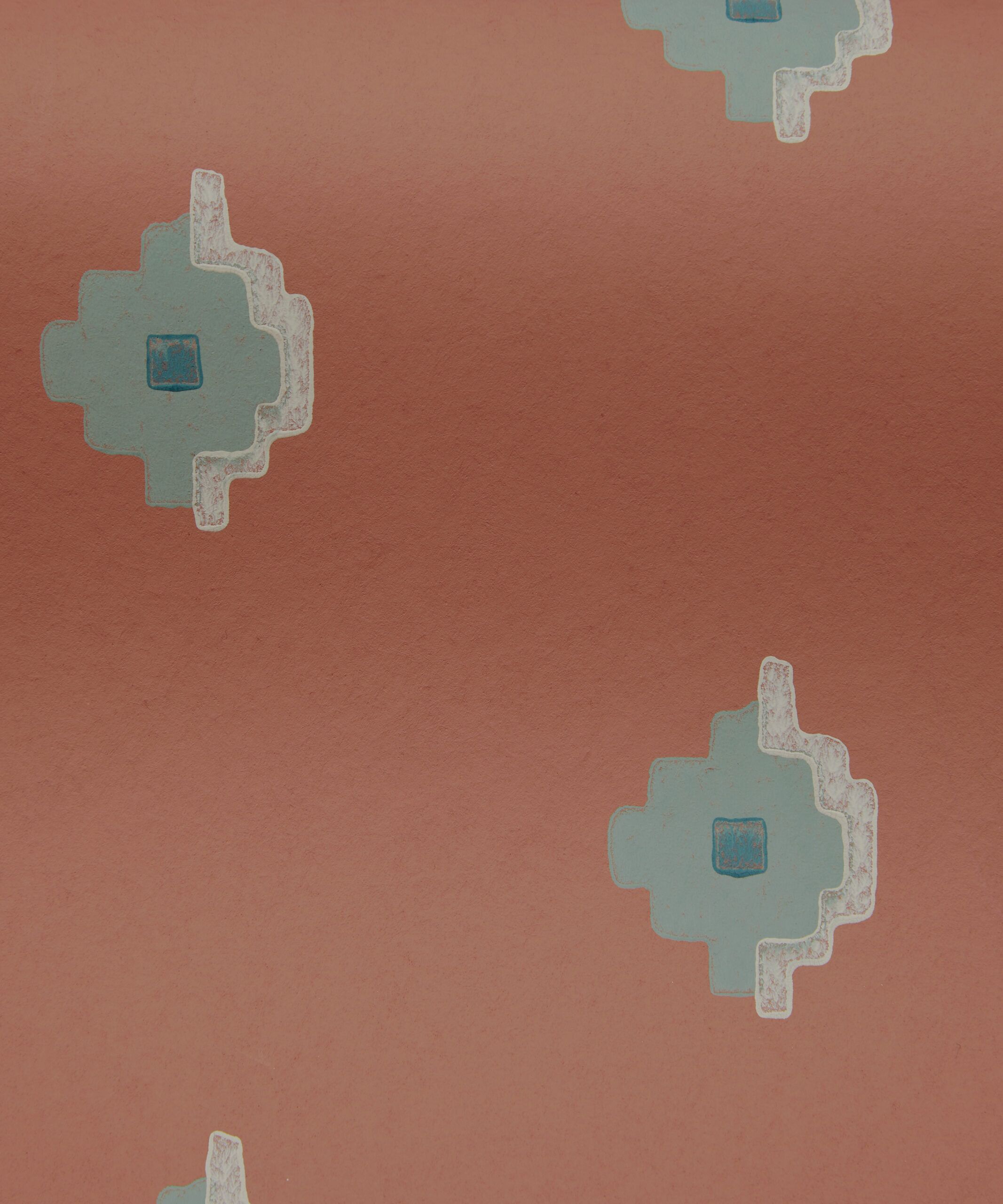 Adamas Tile Wallpaper in Galah Pink - Image 4