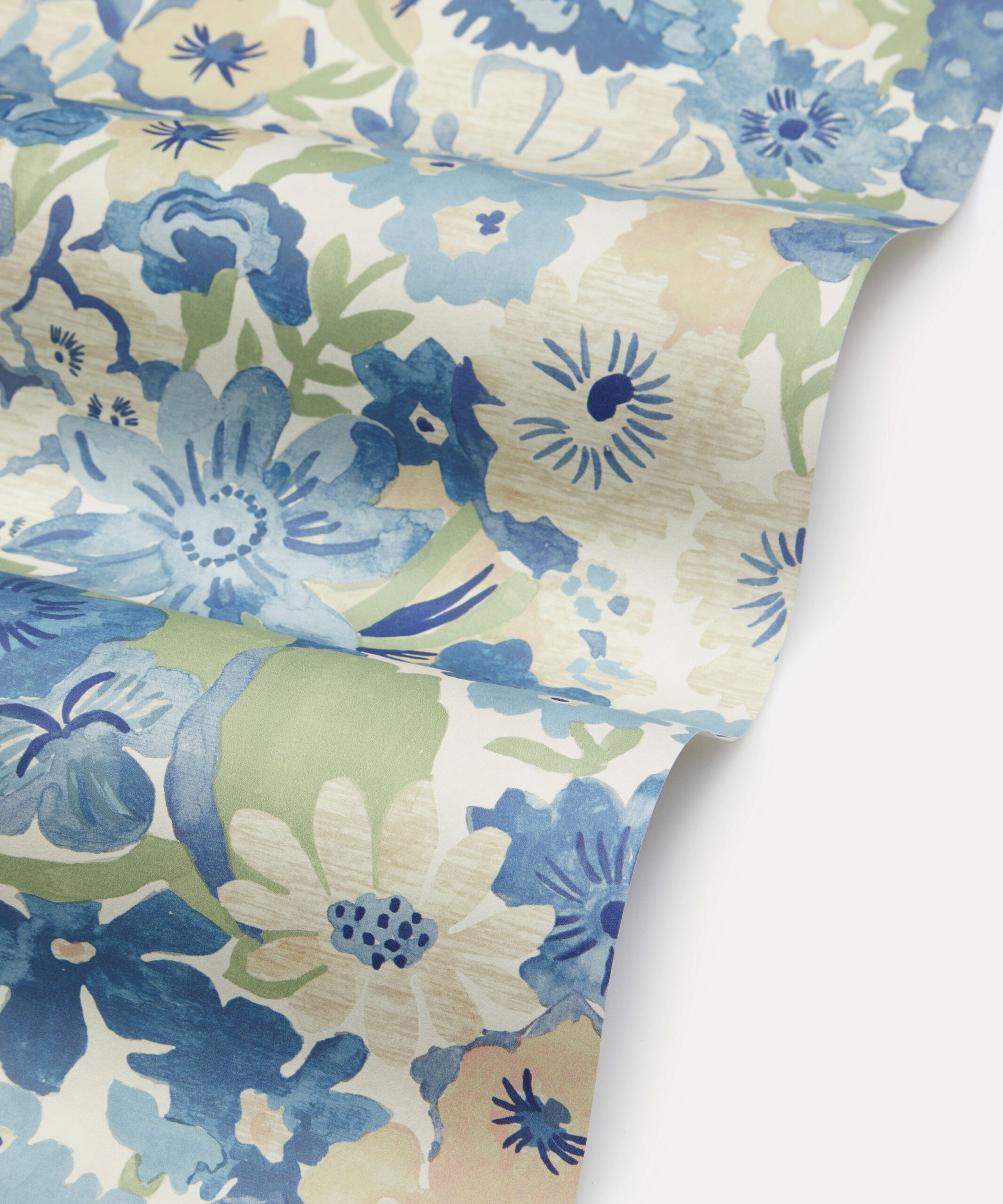 Painted Thorpe Wallpaper in Flax Flower - Image 3