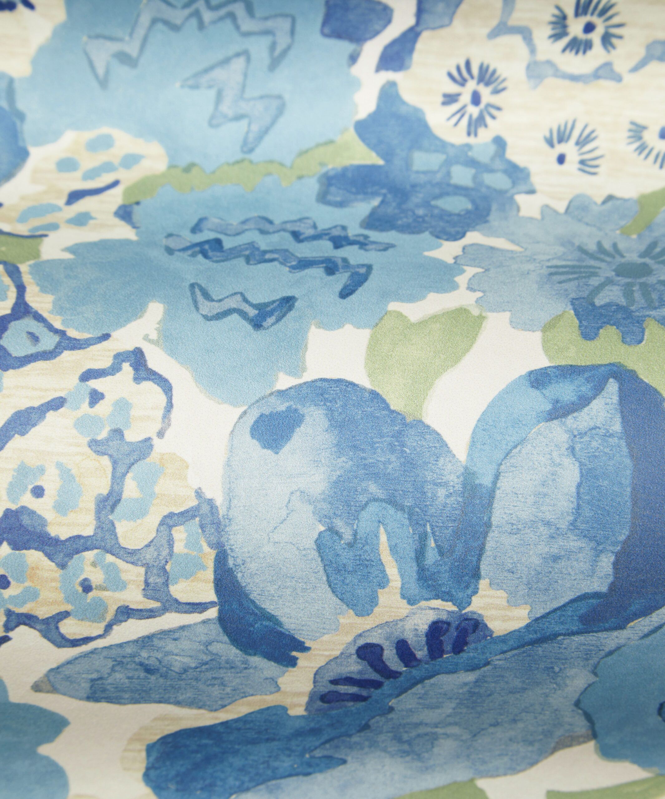 Painted Thorpe Wallpaper in Flax Flower - Image 4