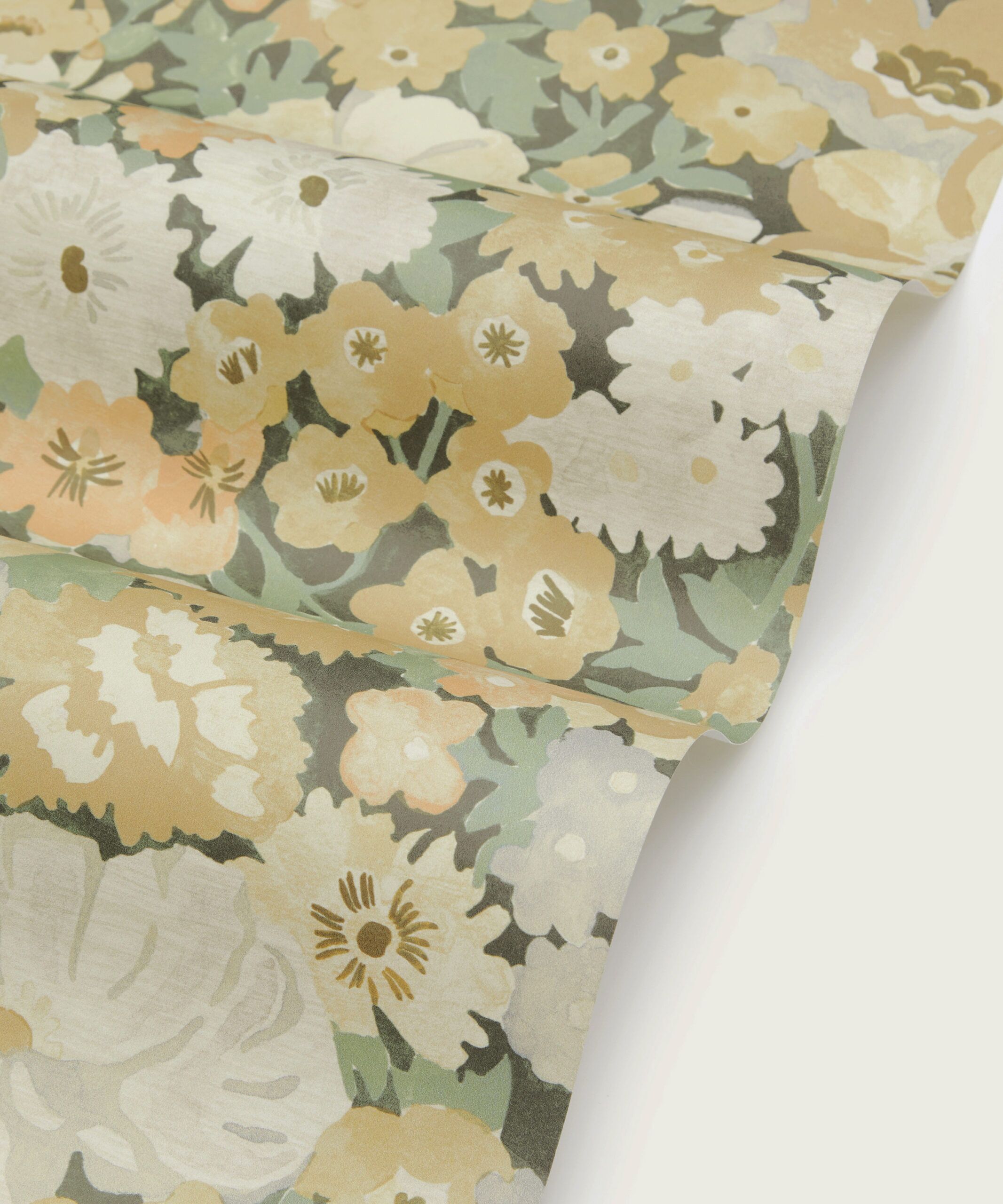 Painted Thorpe Wallpaper in Lichen - Image 3