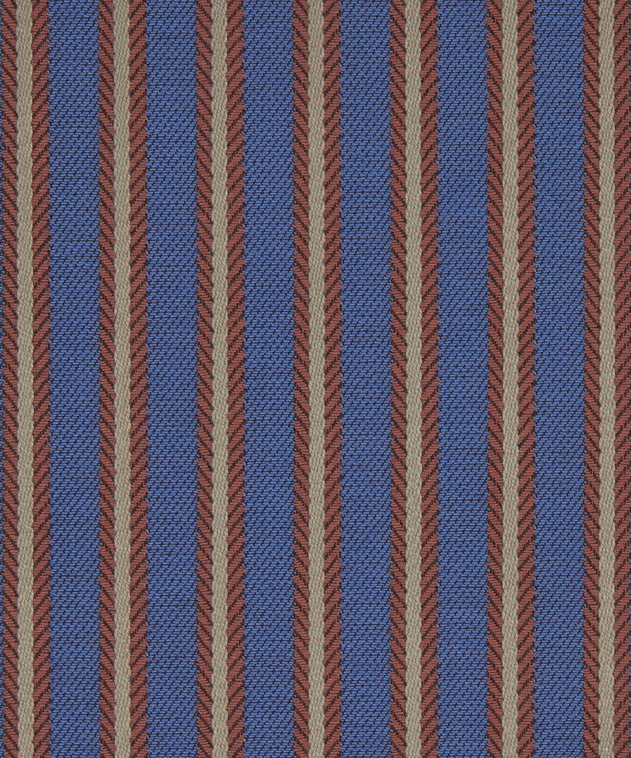 Twill Stripe in Lapis - Indoor