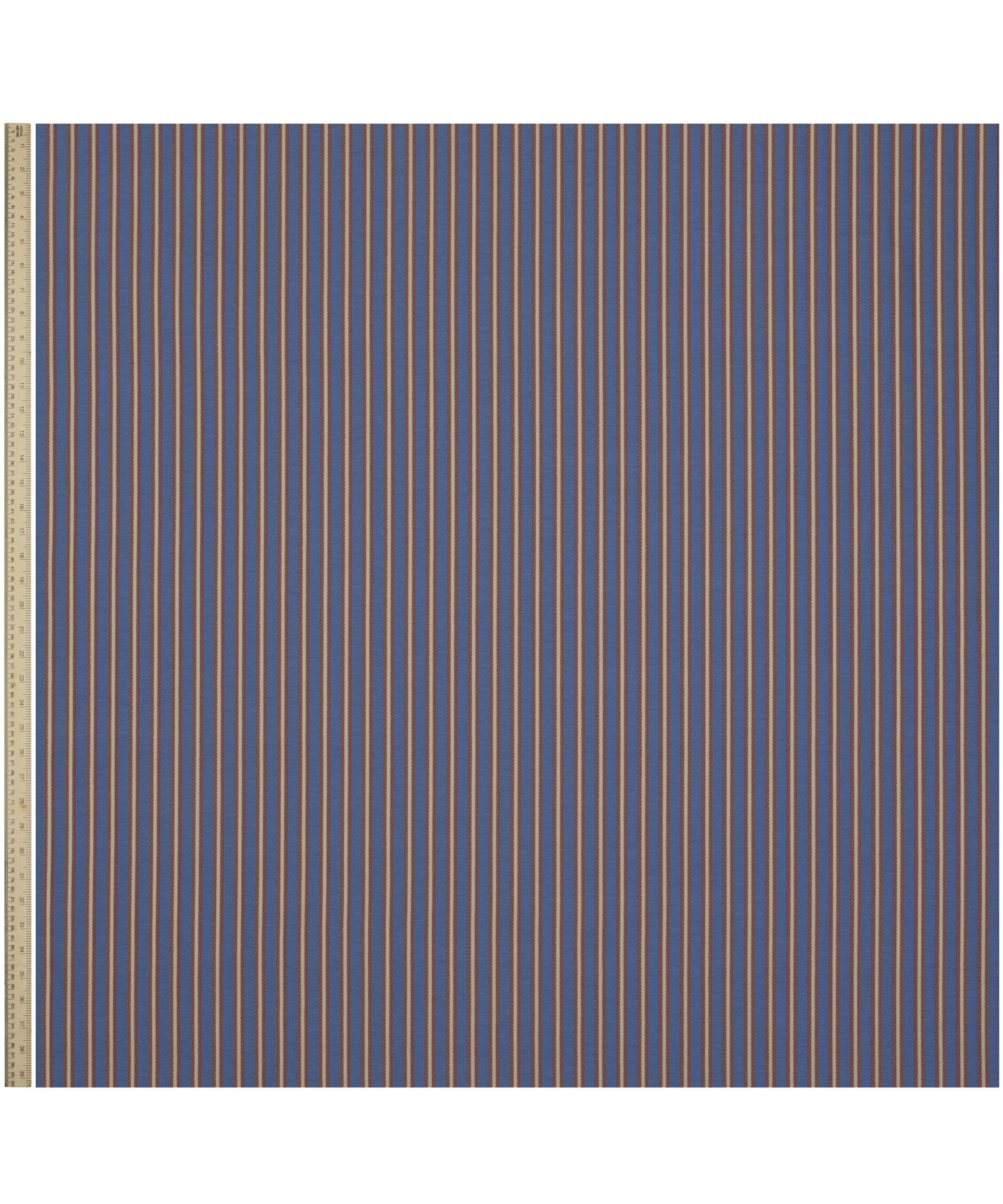 Twill Stripe in Lapis - Indoor - Image 2