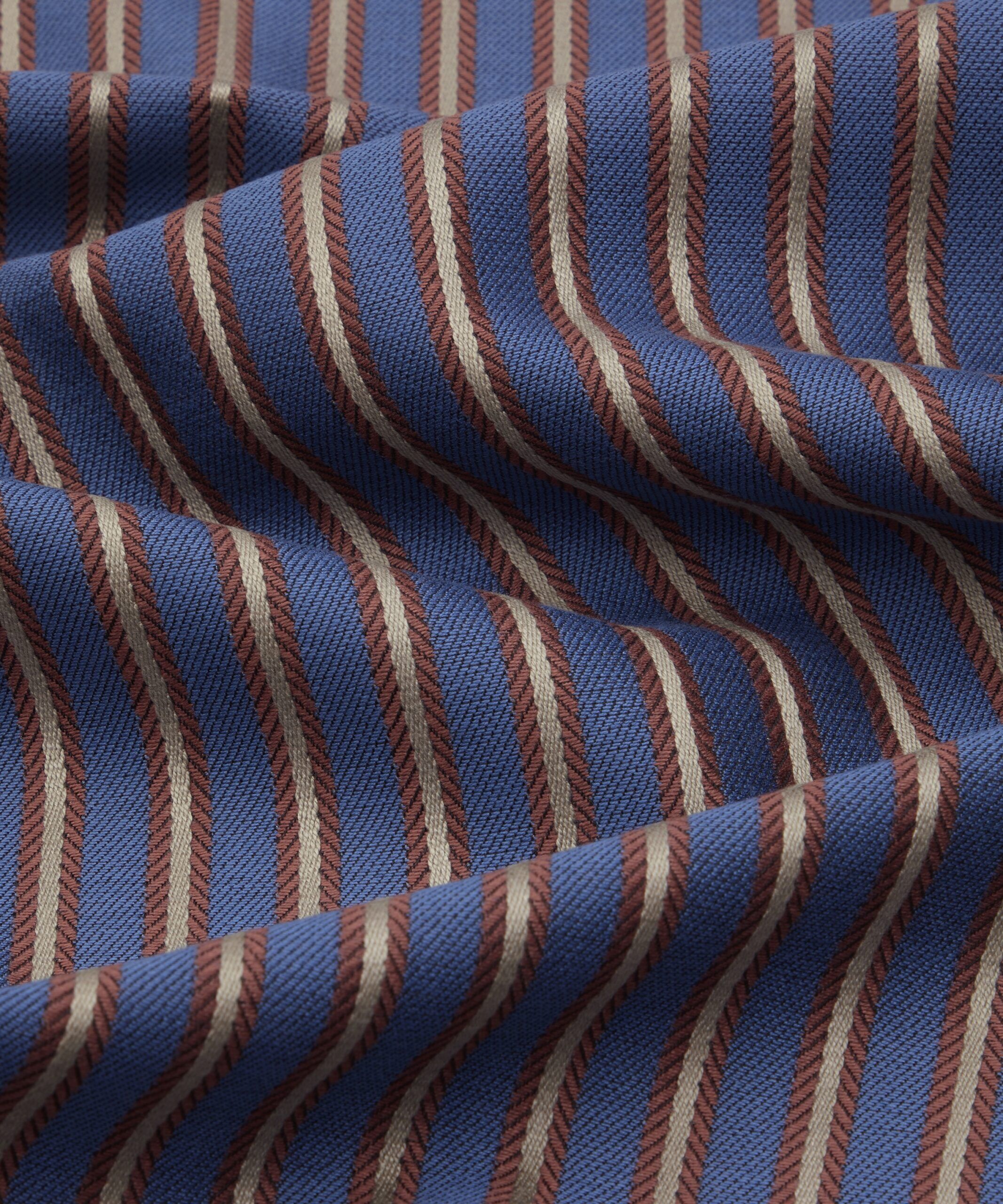 Twill Stripe in Lapis - Indoor - Image 5