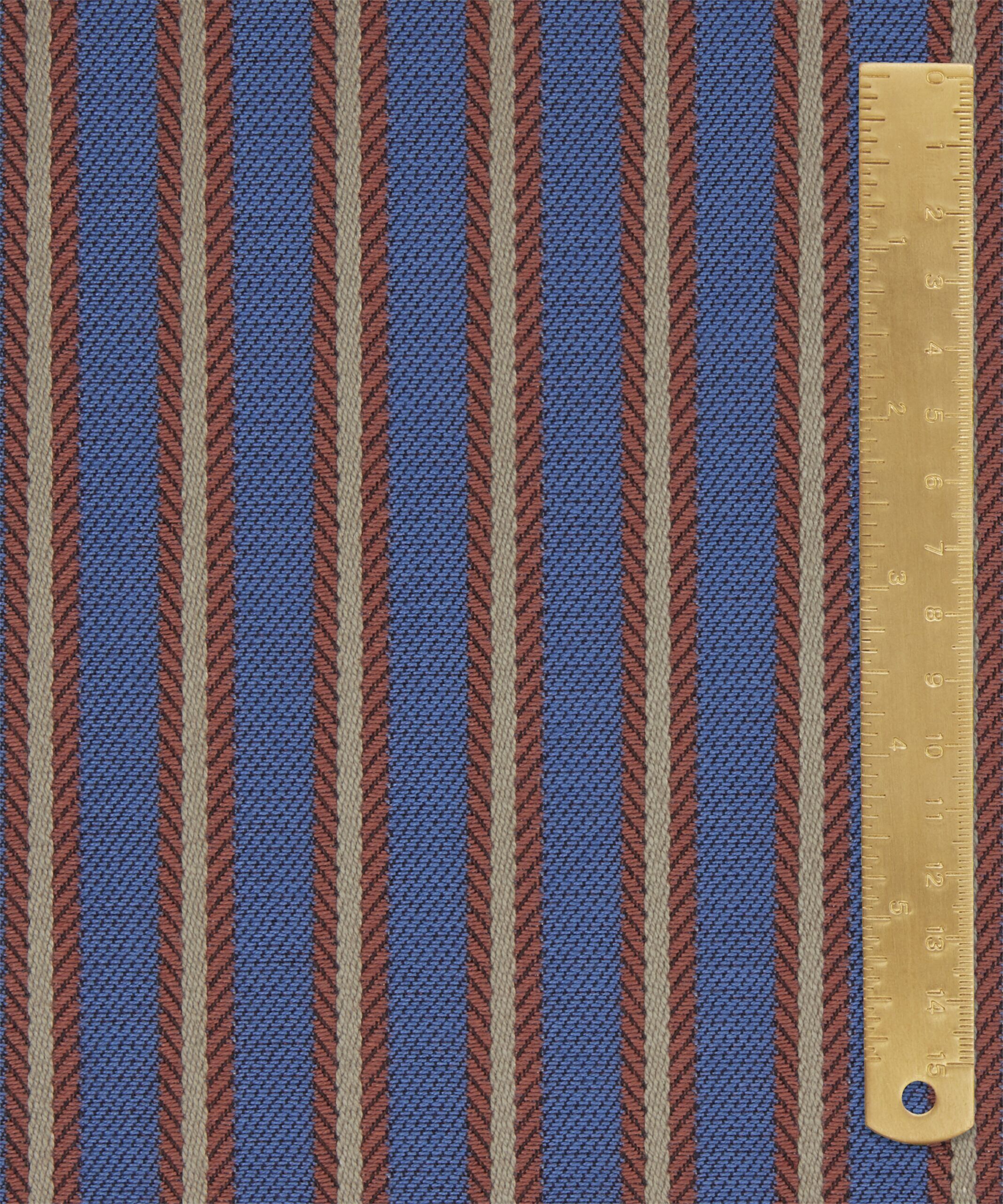 Twill Stripe in Lapis - Indoor - Image 7