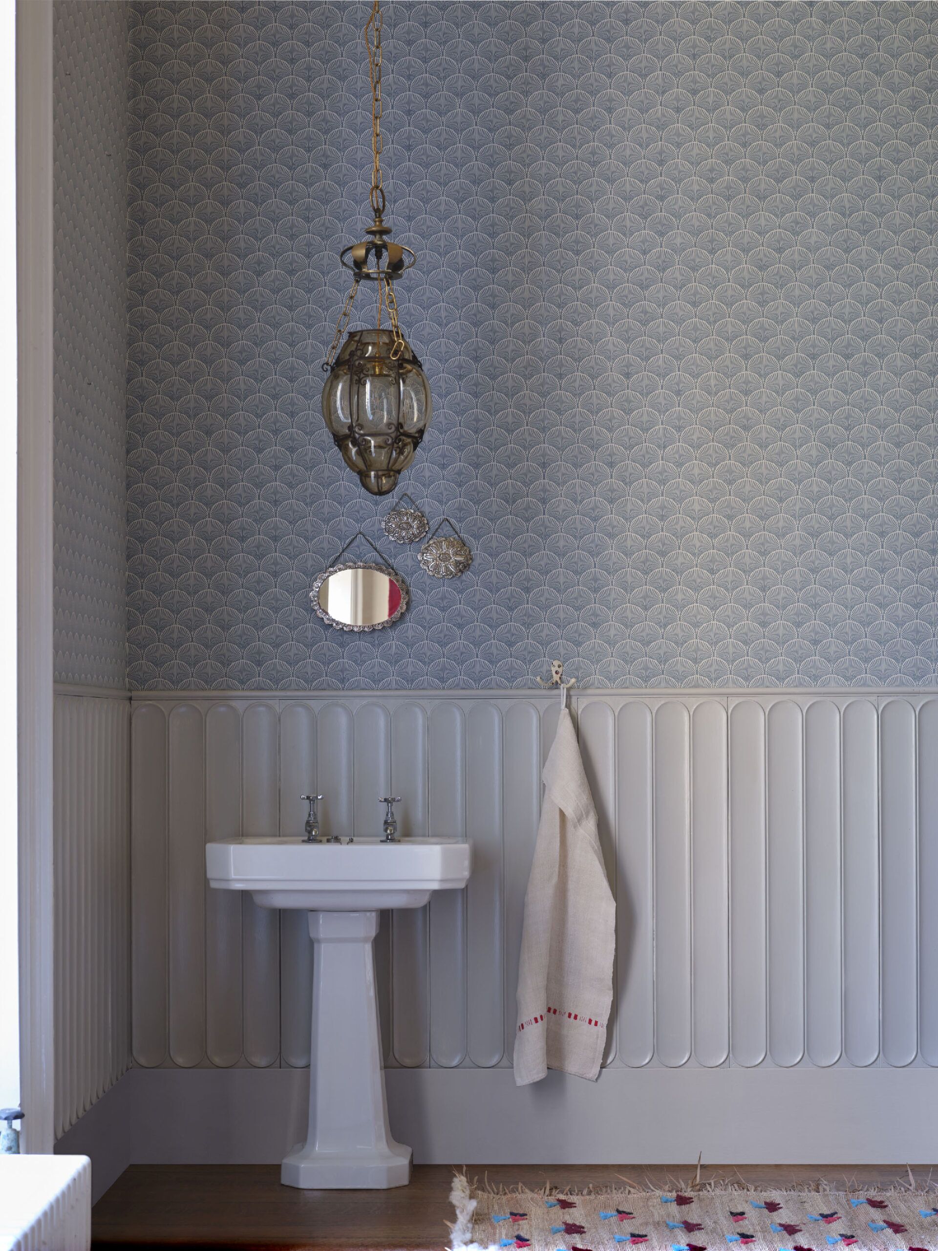 Fanfare Wallpaper in Flax Flower - Image 6