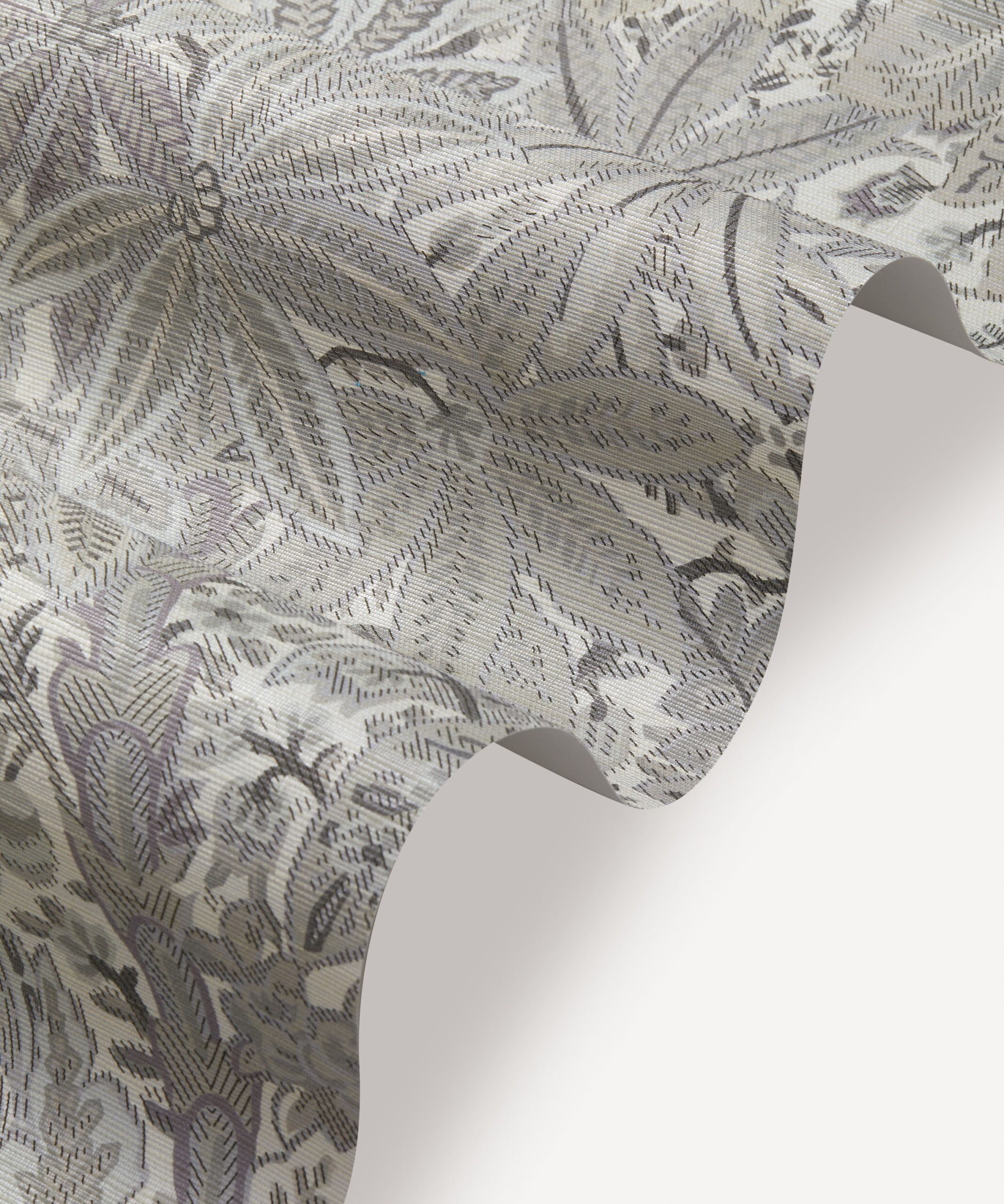 Cypress Voyage Wallpaper in Pewter - Image 2