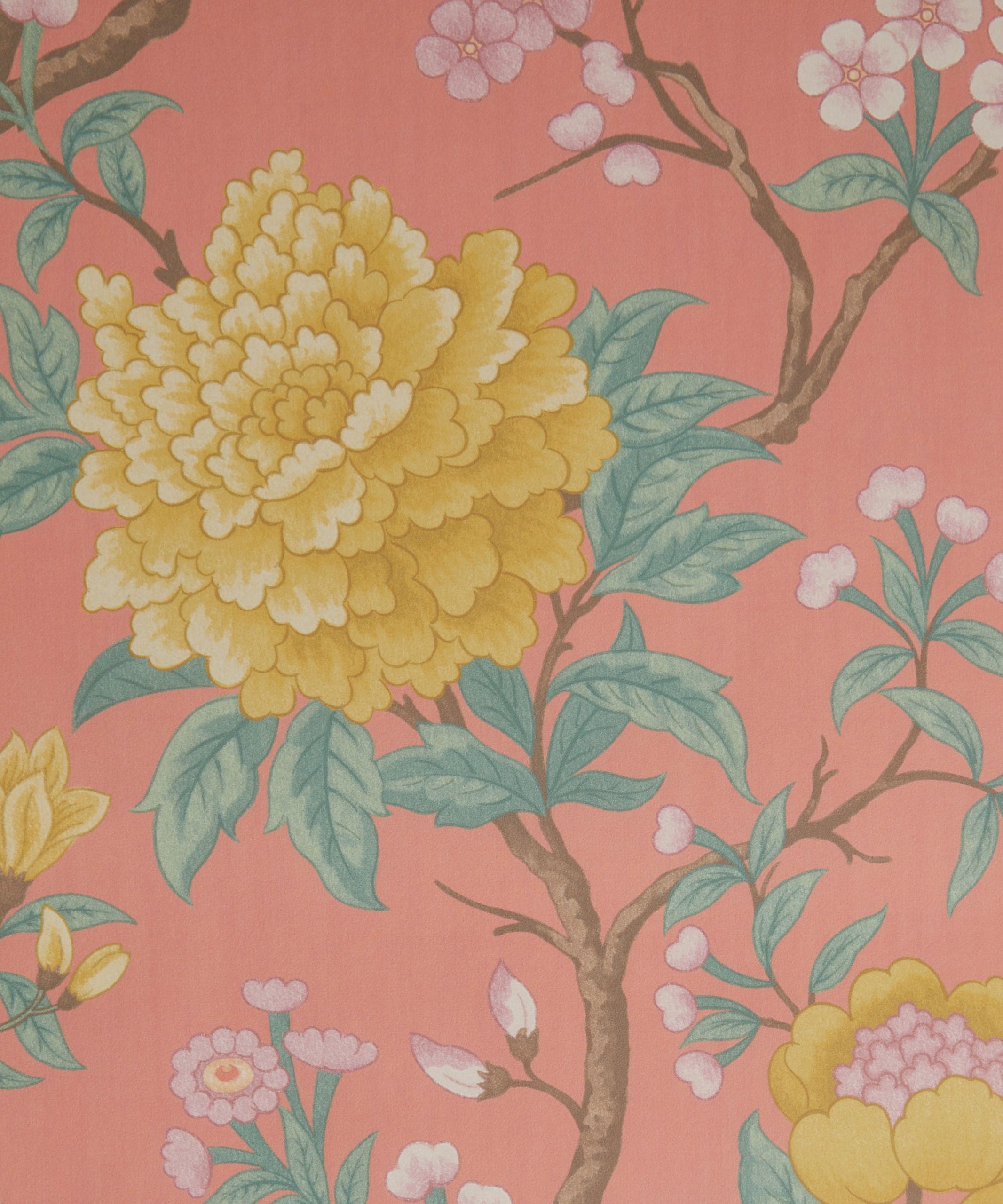 Porcelain Trail Wallpaper in Lacquer