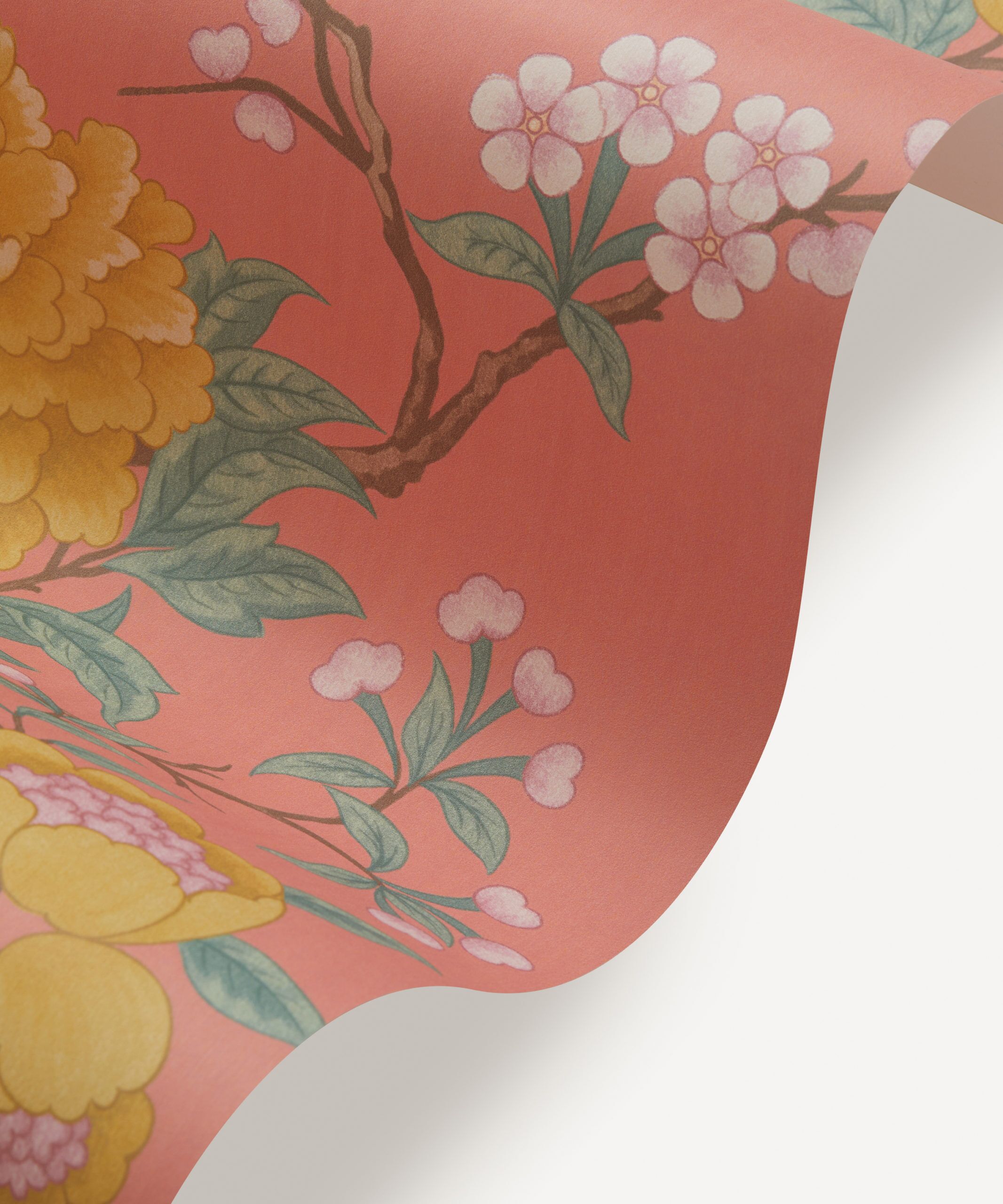 Porcelain Trail Wallpaper in Lacquer - Image 2