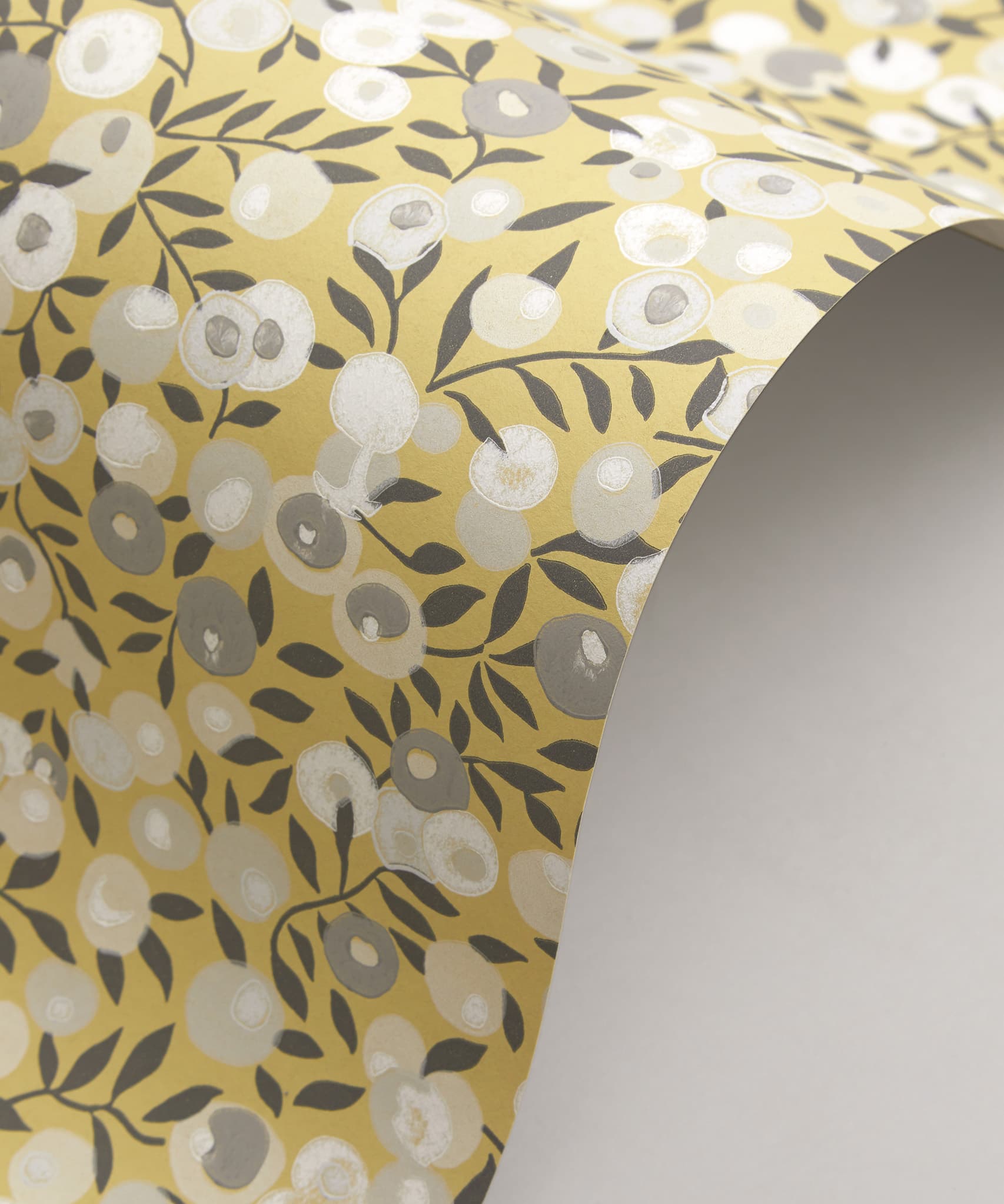 Wiltshire Blossom Wallpaper in Soft Fennel - Image 2