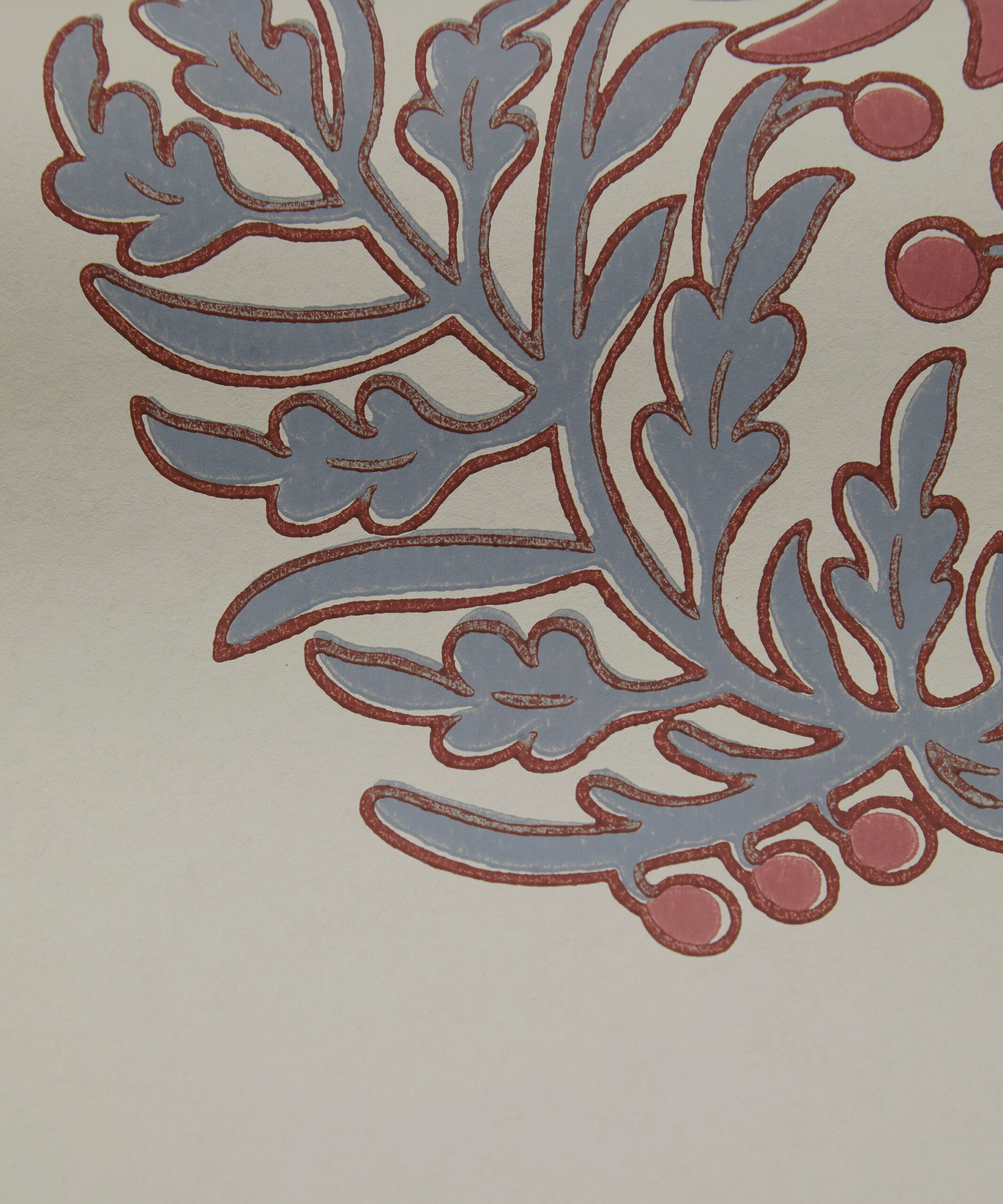 Palm Parade Wallpaper in Slipper - Image 4