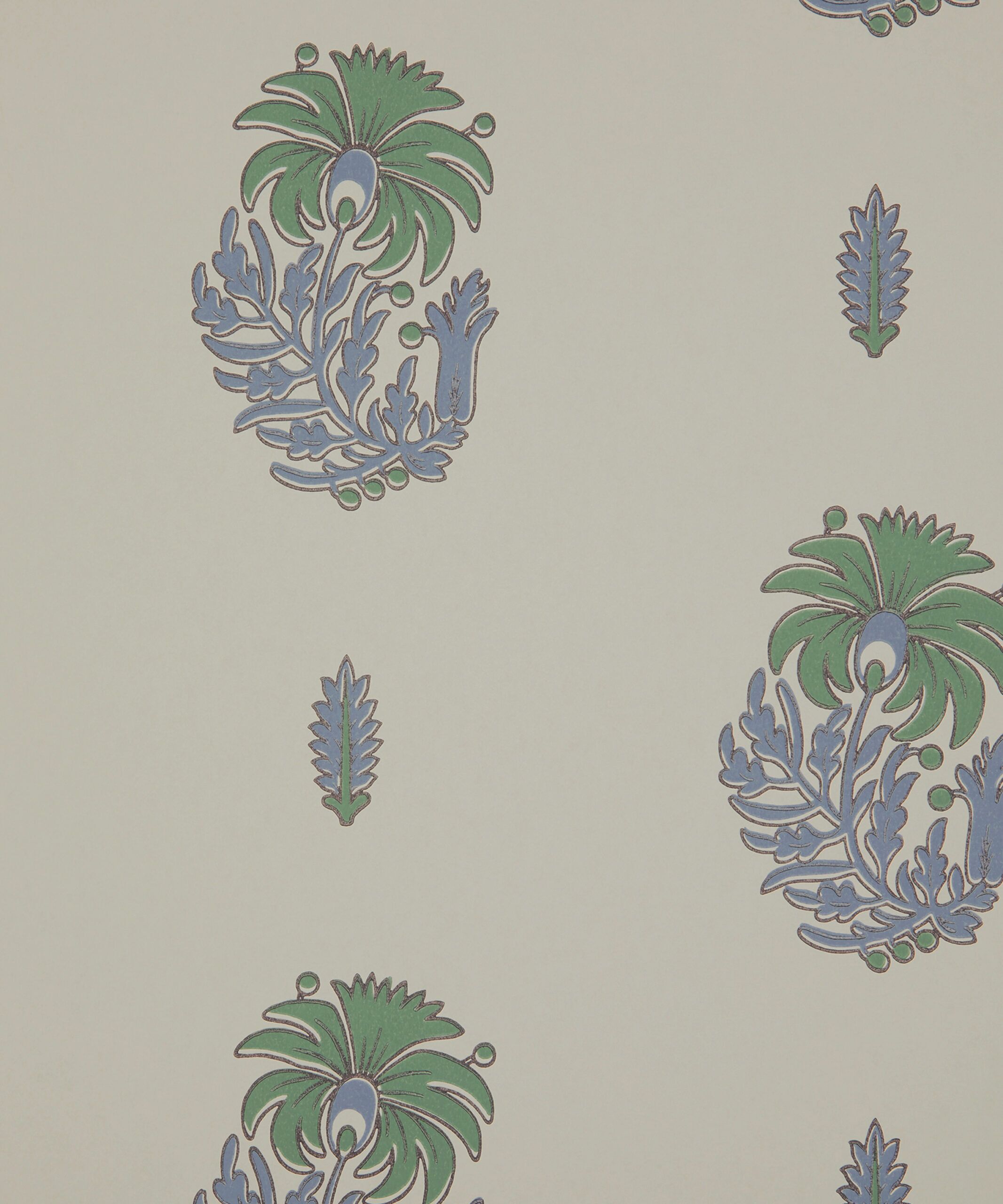 Palm Parade Wallpaper in Purslane - Image 2