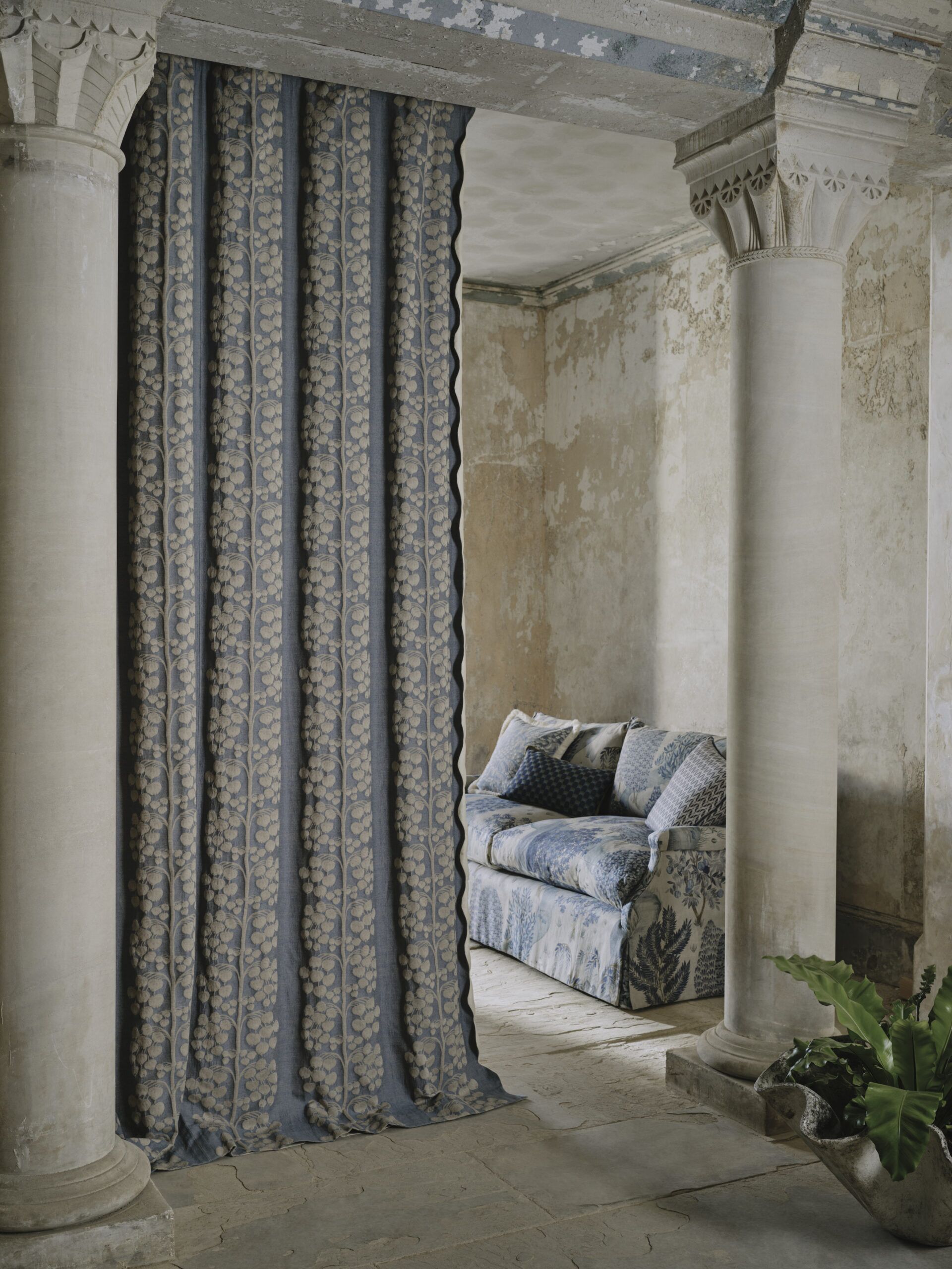 Berry Tree Weave in Flax Flower - Indoor - Image 2
