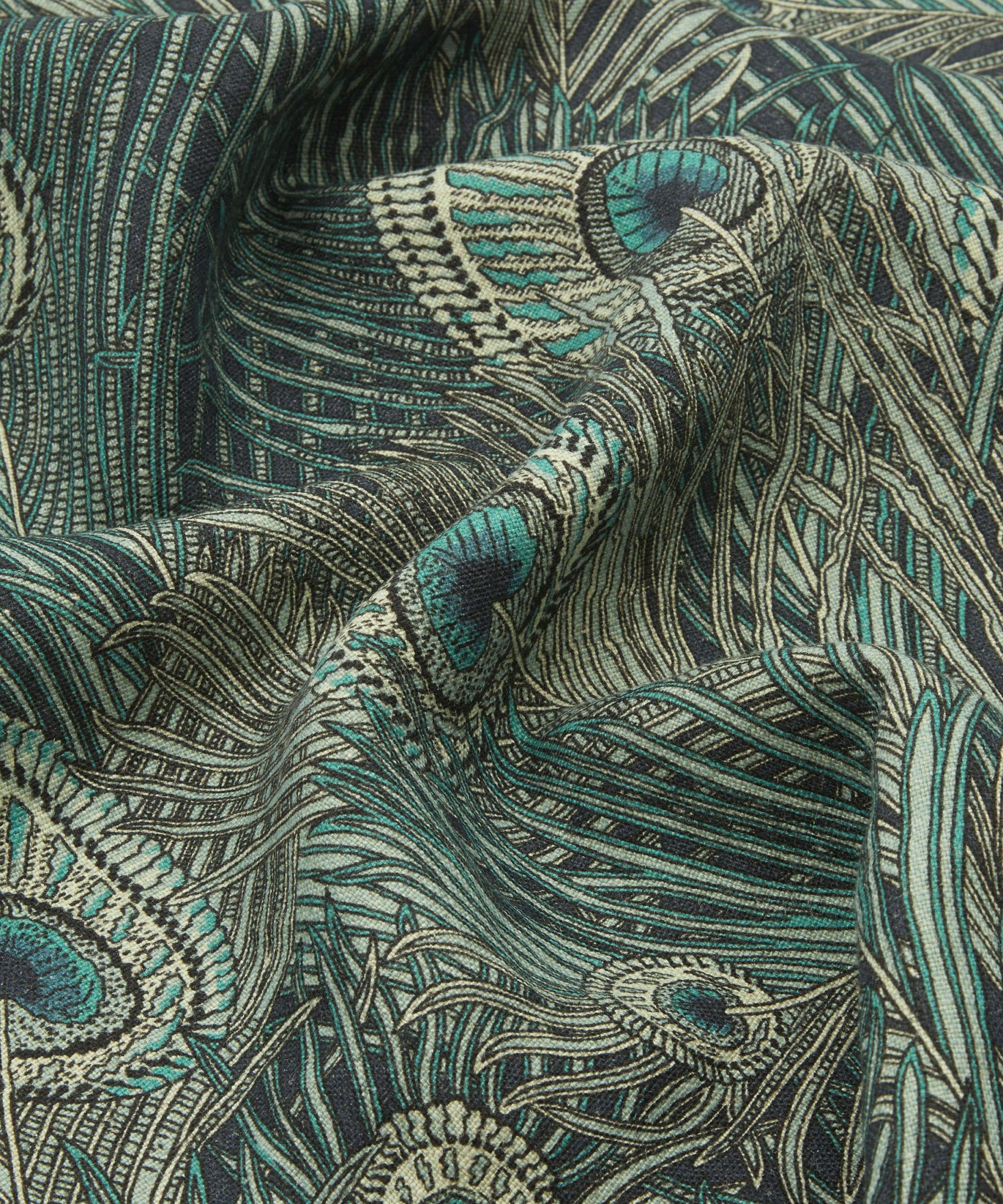Hera Feather Ladbroke Linen in Jade - Indoor - Image 3